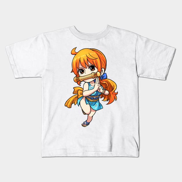 Nami One Piece Wano Country Kids T-Shirt by Anime Access